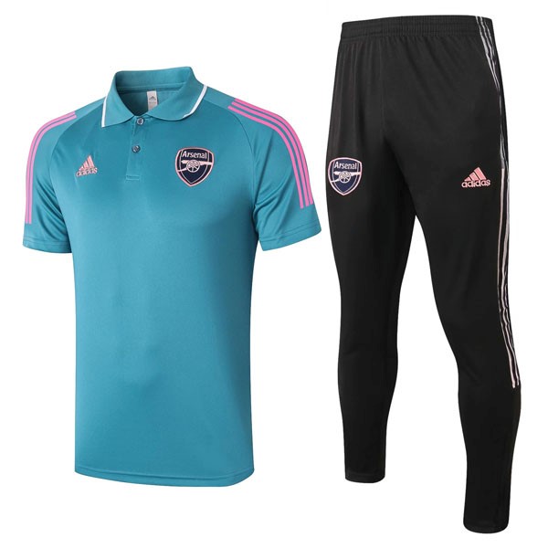 Polo Arsenal Conjunto Completo 2021-22 Azul Negro